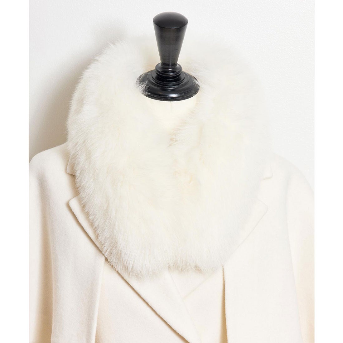 ノエラ NOELA ケープ2WAYミディウールコート （オフホワイト