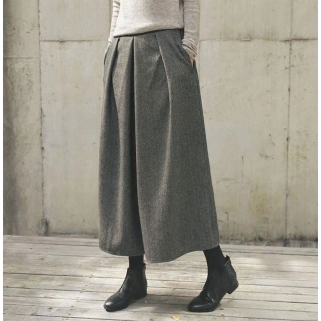 バックヤードファミリー BACKYARD FAMILY ワイドパンツ ガウチョパンツ