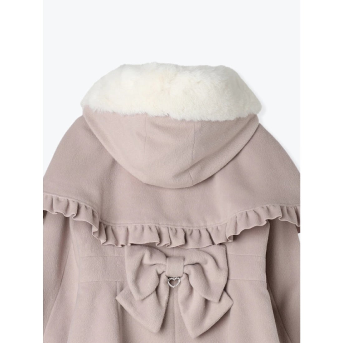 ノエミー NOEMIE ドーリーフードケープフレアコート （ピンク