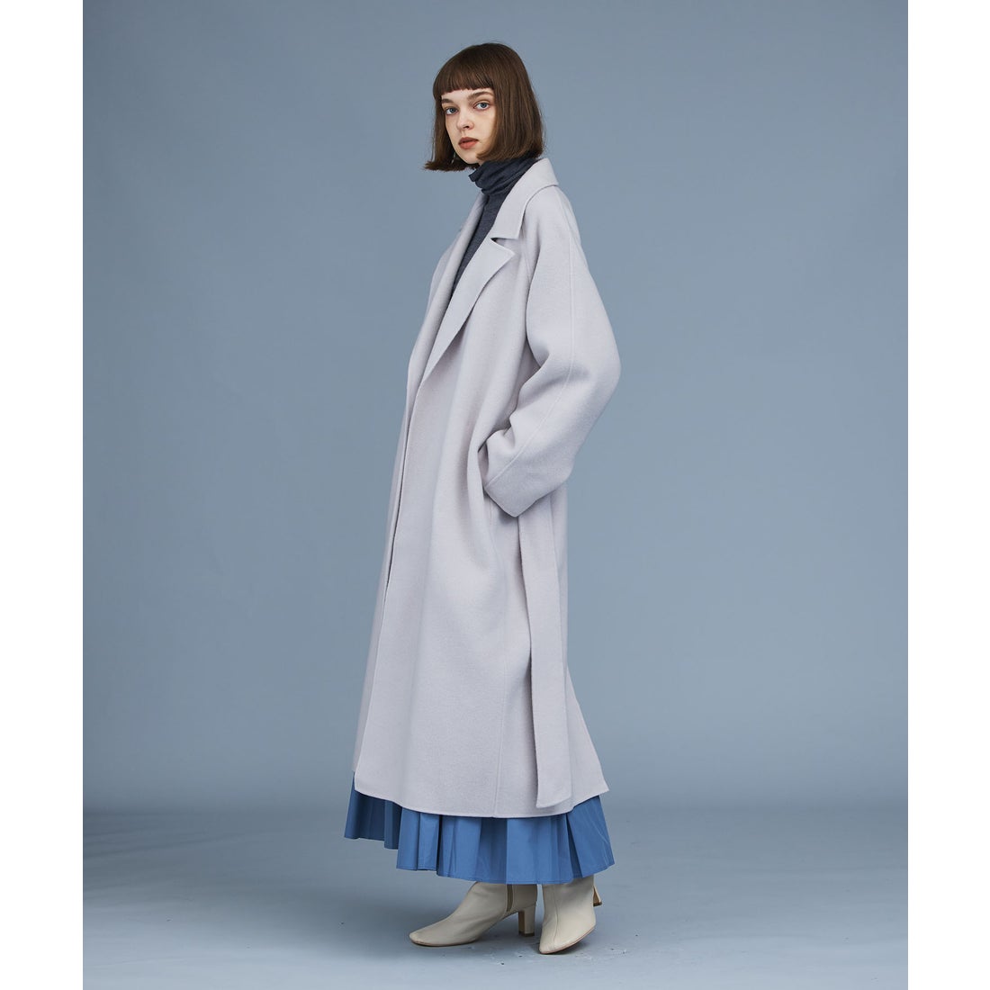 ノーク N.O.R.C ロングリバーコート （ライトグレー） -アウトレット