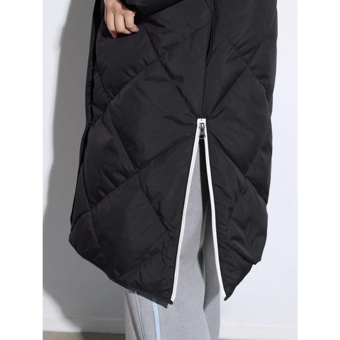 スコットクラブ SCOTCLUB キルティングダウンコート （ブラック