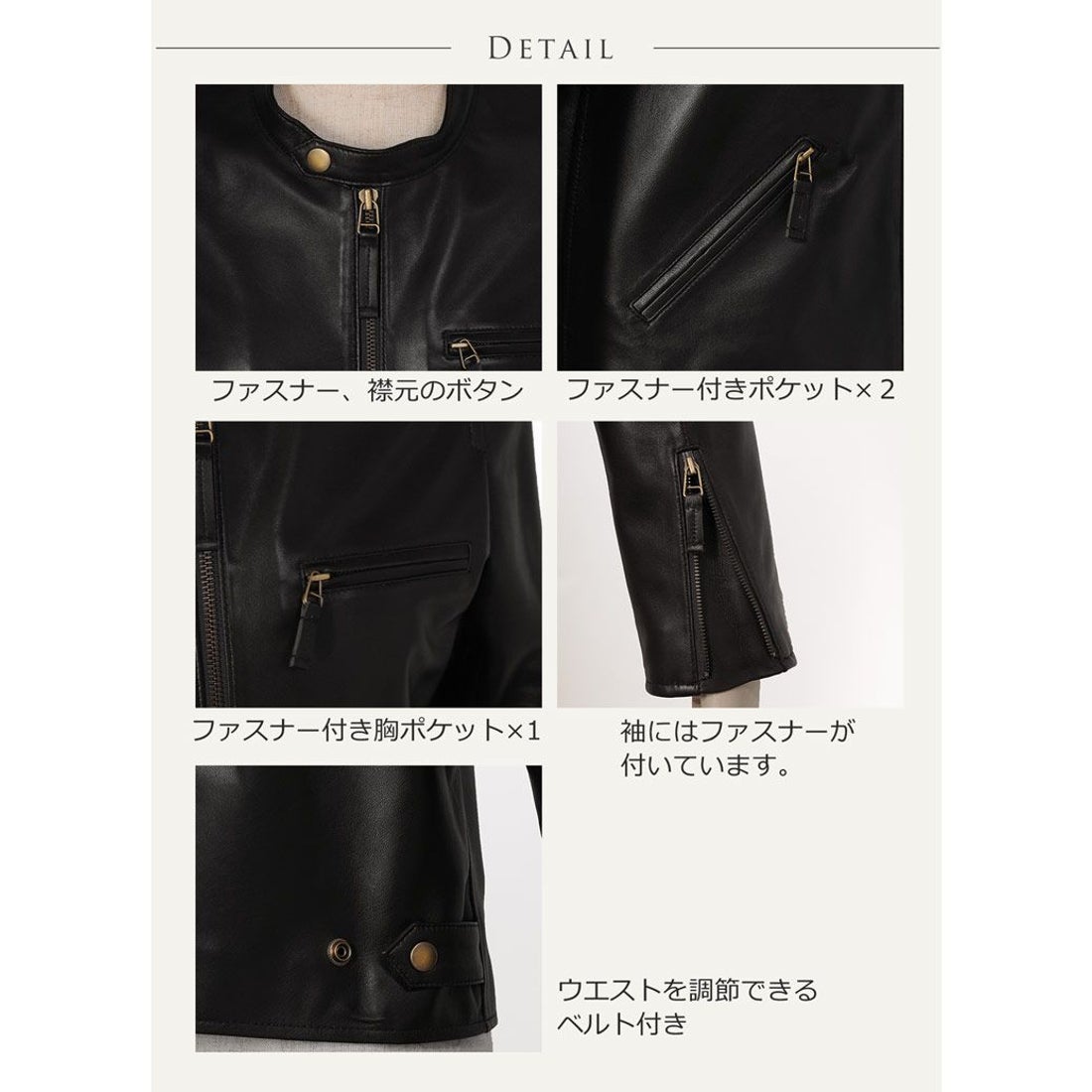 サンキョウショウカイ 三京商会 ラム レザー ライダース ジャケット