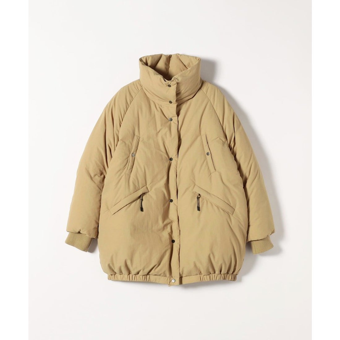 シップス エニィ SHIPS any SHIPS any: ナイロン スタンドカラー