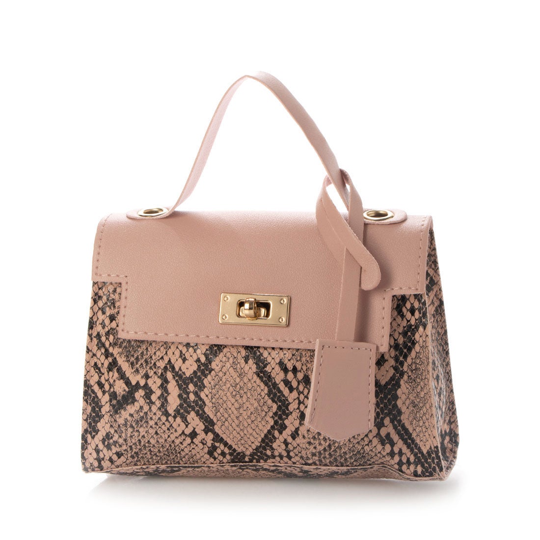 スタイルブロック STYLEBLOCK パイソン柄ミニショルダーバッグ