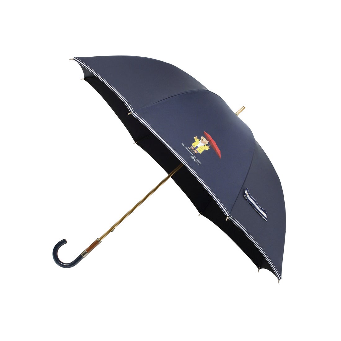 POLO RALPH LAUREN 長傘 ツイル無地×RAIN BEAR ポロベア 雨傘
