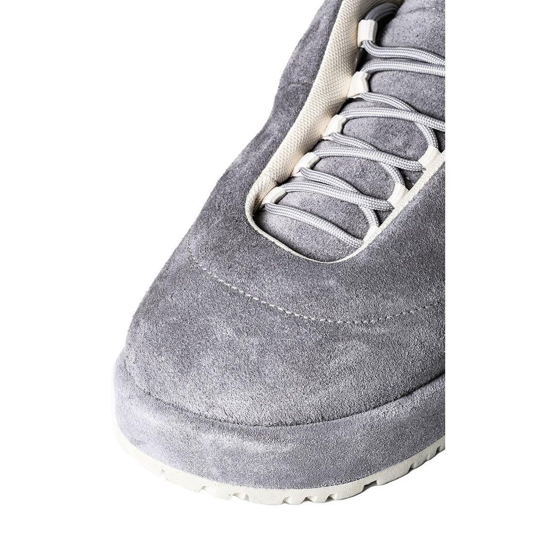 ピーディーエフ PDF Lace Up Embroidery Nuvola - Pluto Nabuk （Grey