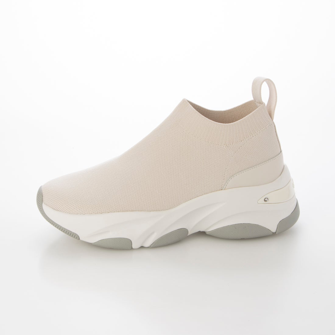 プラスダイアナ ＋diana 【撥水加工】軽量ニットソックススニーカー