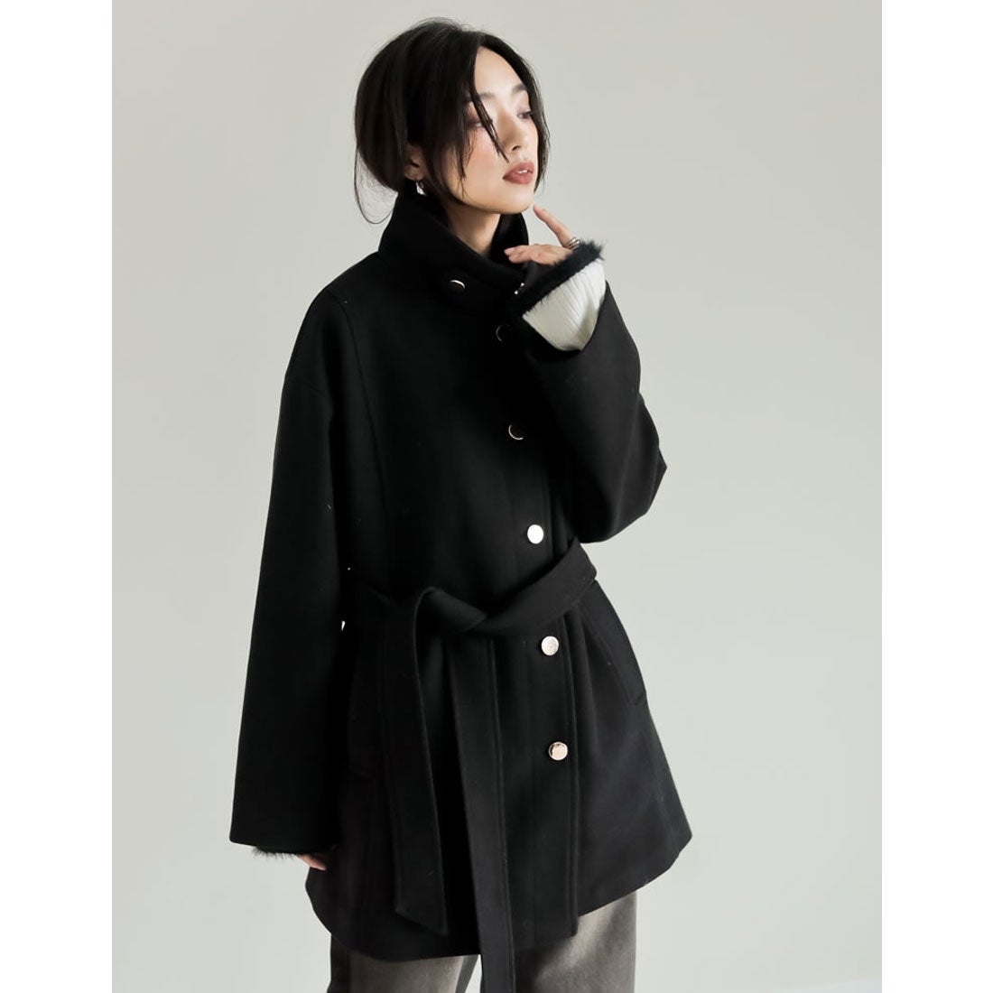 リエディ Re:EDIT [2024-25 WINTER COLLECTION]マルチウェイフェイク