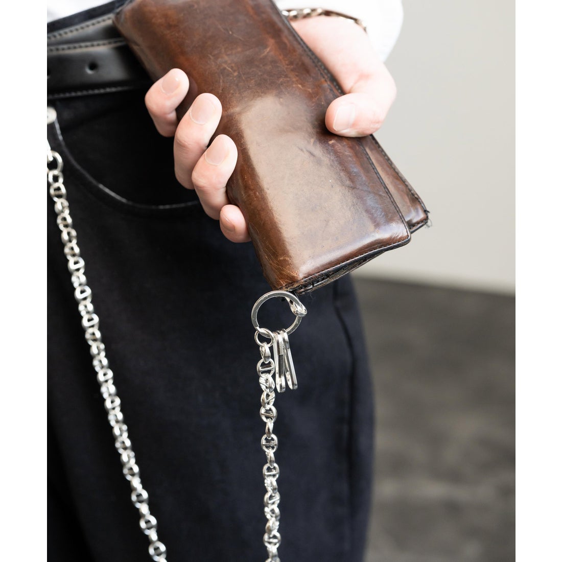 ロッキーモンロー Rocky Monroe ウォレットチェーン カニカン式 メンズ