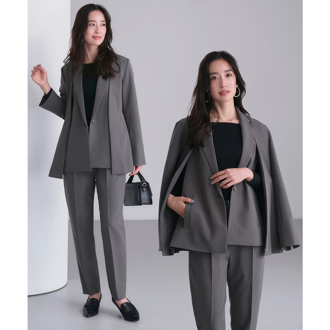 ルイルエブティック RUIRUE BOUTIQUE レイヤード テーラードジャケット