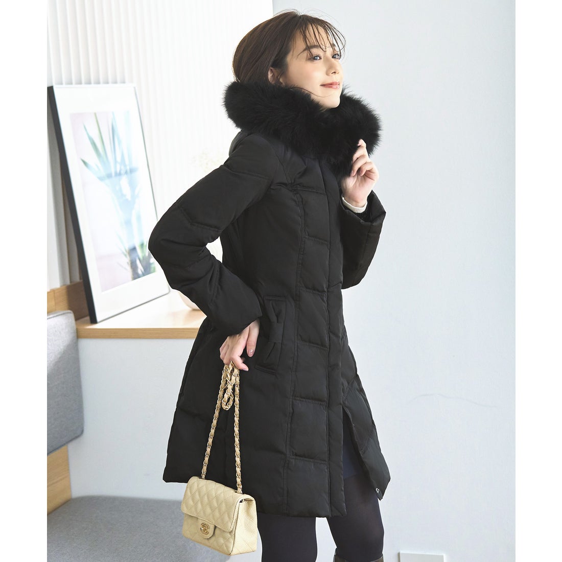 ルイルエブティック RUIRUE BOUTIQUE フォックスファーバッスル