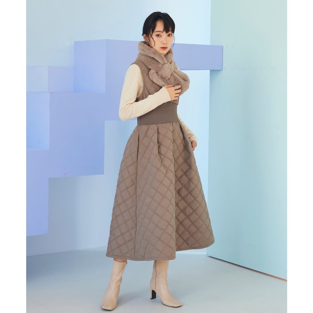 ルイルエブティック RUIRUE BOUTIQUE ウエストリブフィットアンド