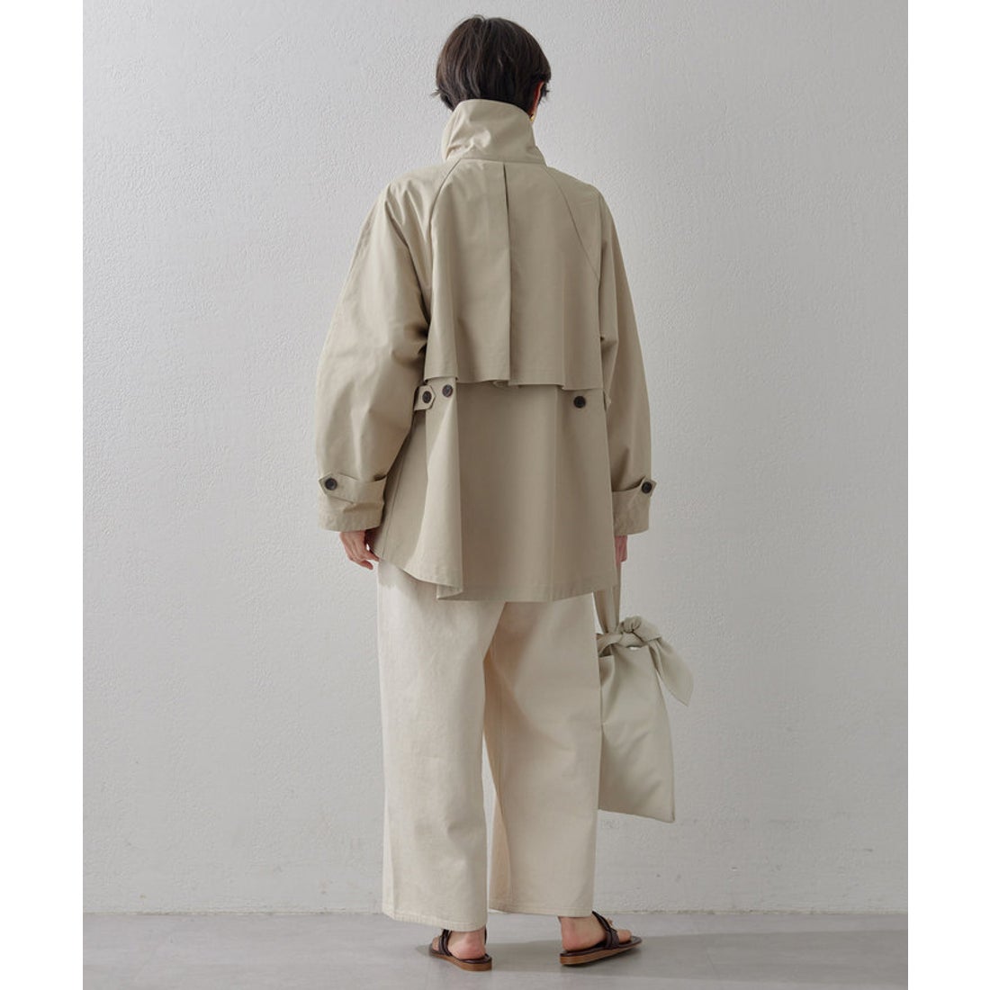 ウィムガゼット Whim Gazette 【THE PAUSE】トレンチブルゾン （beige