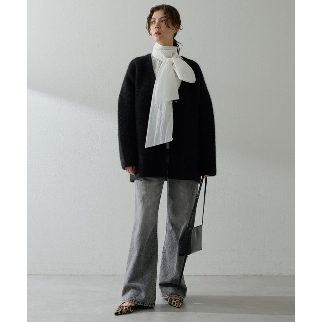 ウィムガゼット Whim Gazette セッケツニットジャケット （gray