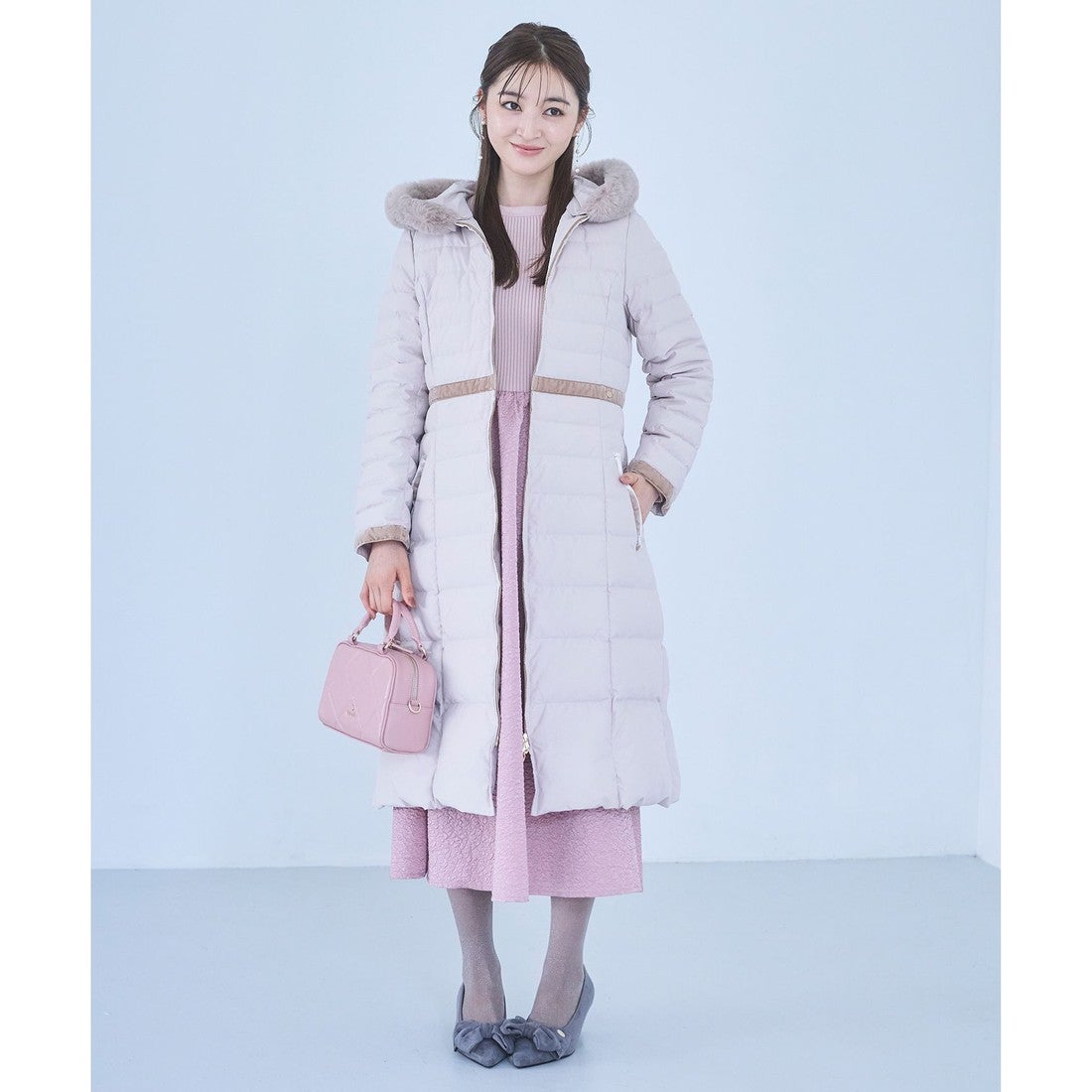 TOCCA 【洗える・消臭】HEART SHOT ロングダウンコート （ブラック系