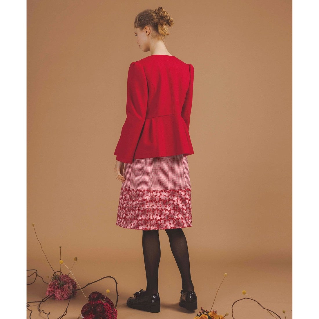 TOCCA 【消臭】IN ROMANCE SHORT ショートコート （オールドローズ系