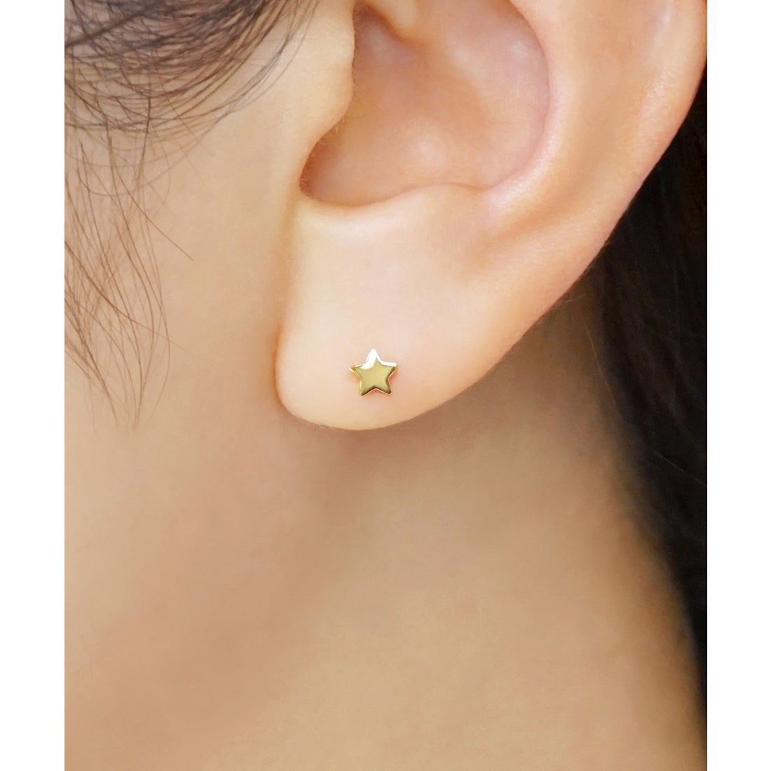 テイクアップ TAKE-UP [ セカンドピアス] K18 ミニ月星ピアス