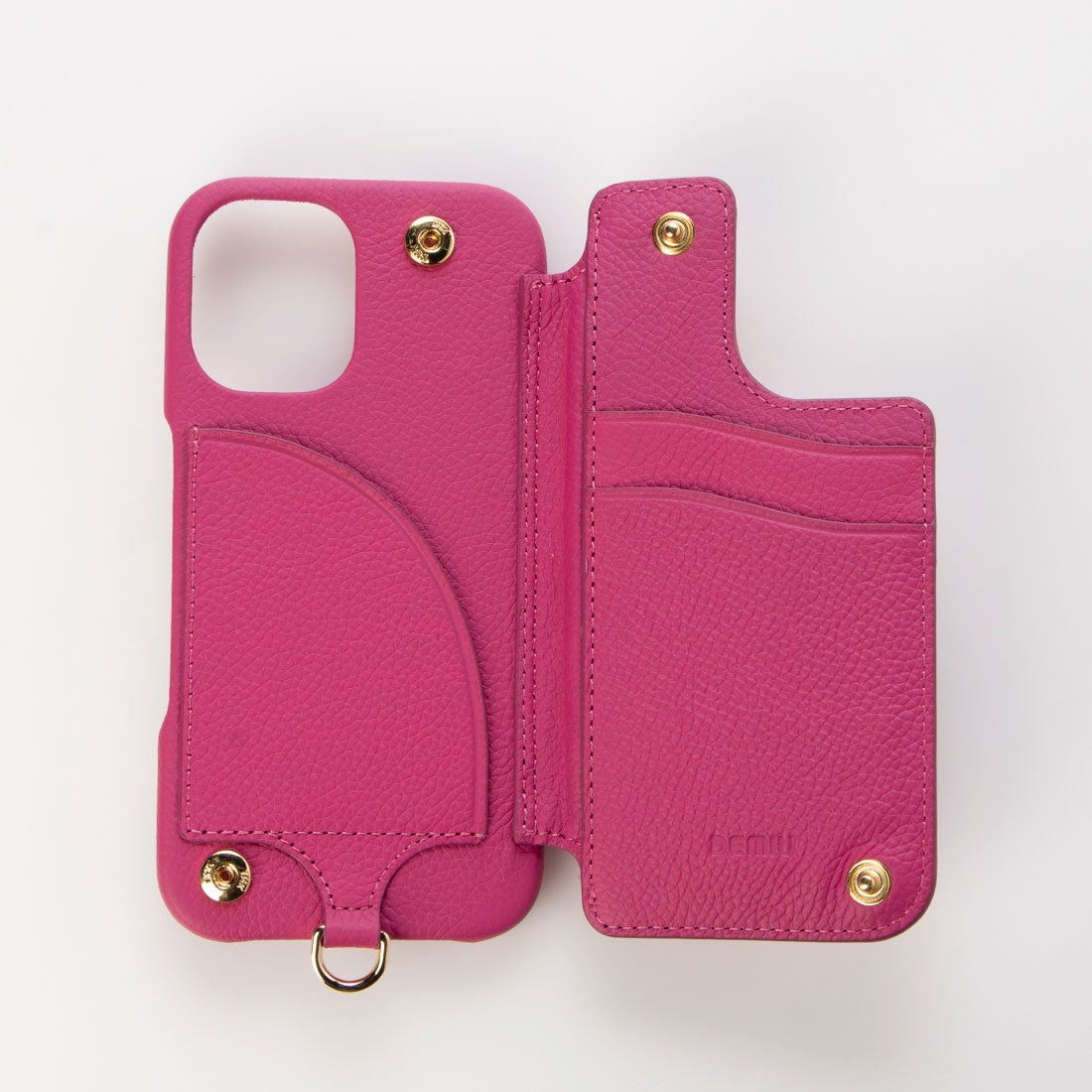 デミュウ DEMIU BALLON iPhone16 アイフォン ケース ギフト 本革