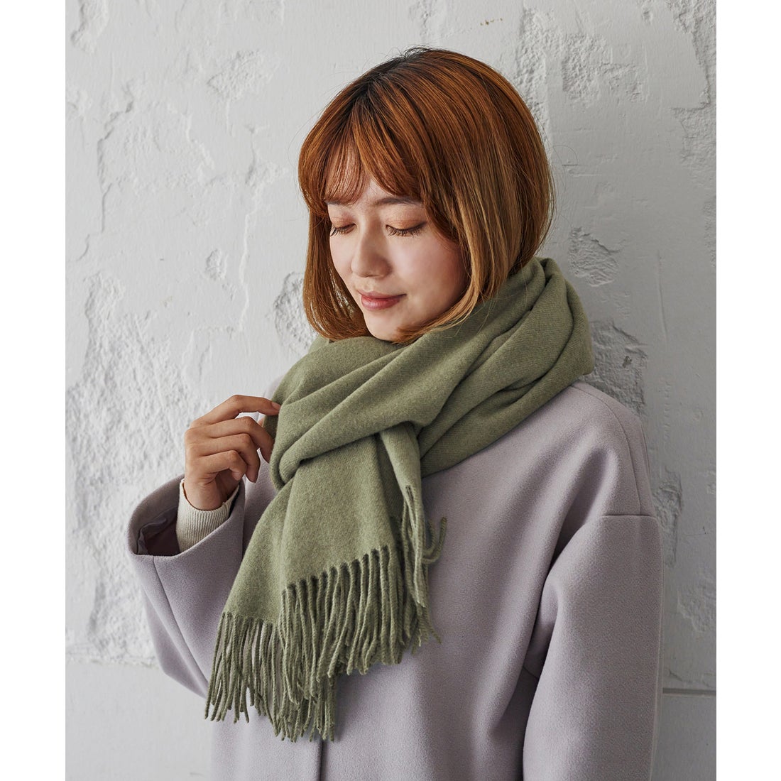 ヴィータフェリーチェ VitaFelice ストール 無地 大判ストール(200cm