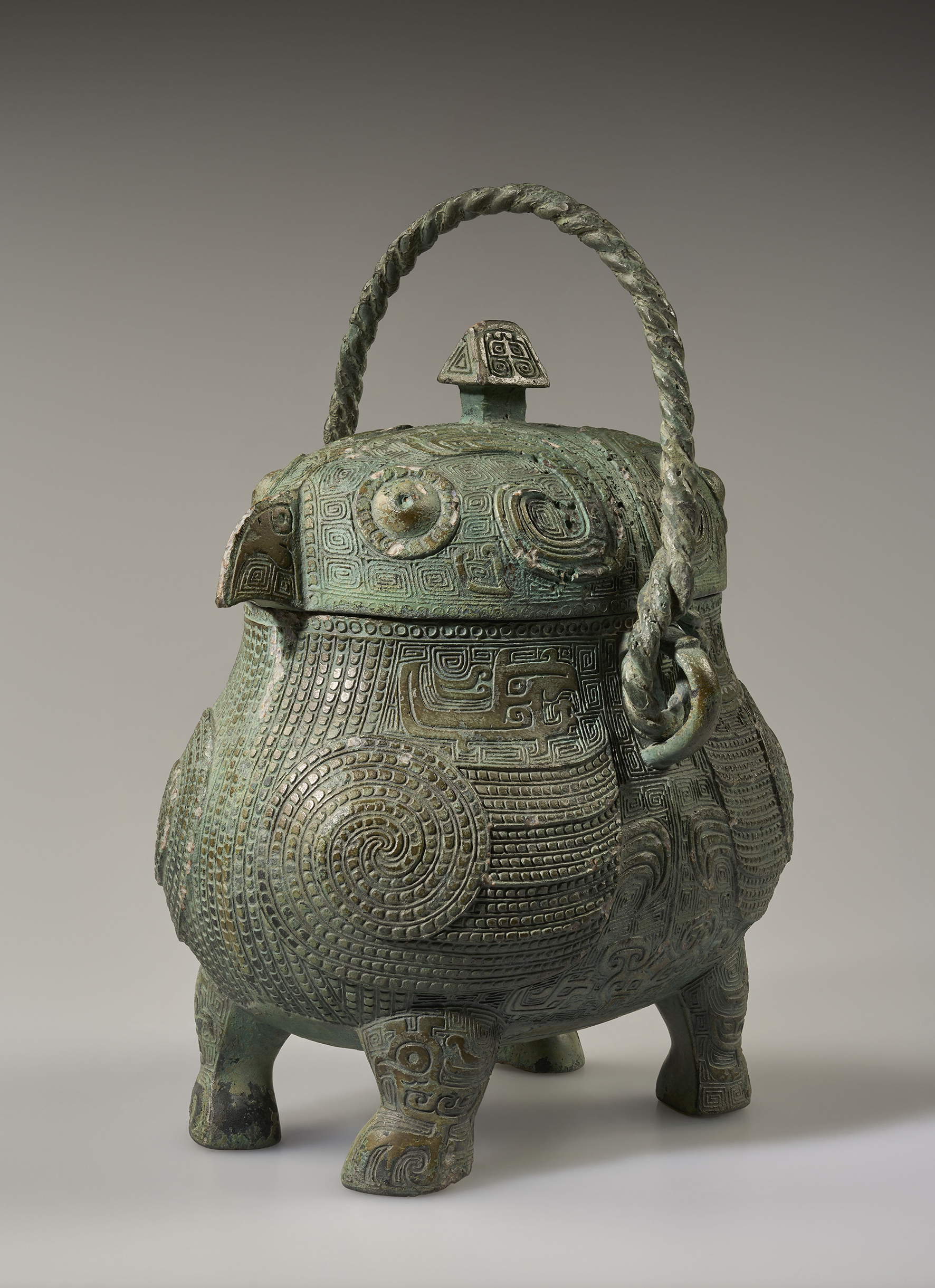 【 薄端 骨董品 】　中国古代青銅器文　旧家初出し　　　　M0923A ブロンズギャラリー 中国青銅器の時代<br>特集展示「殷周青銅器 解体
