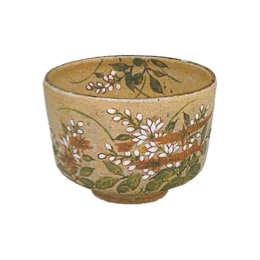茶道具 抹茶茶碗（まっちゃちゃわん） 灰釉 卯の花 茶碗 中村 良二