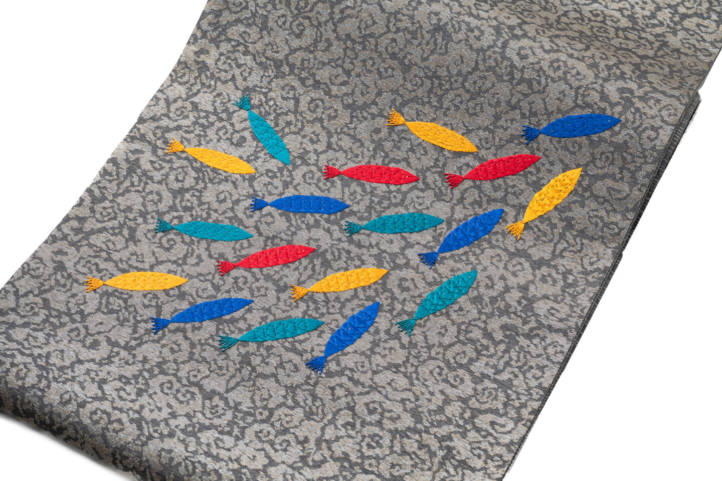 Online限定(一点物)【金魚群】総紗縫+日本刺繍| 仙福屋宗介