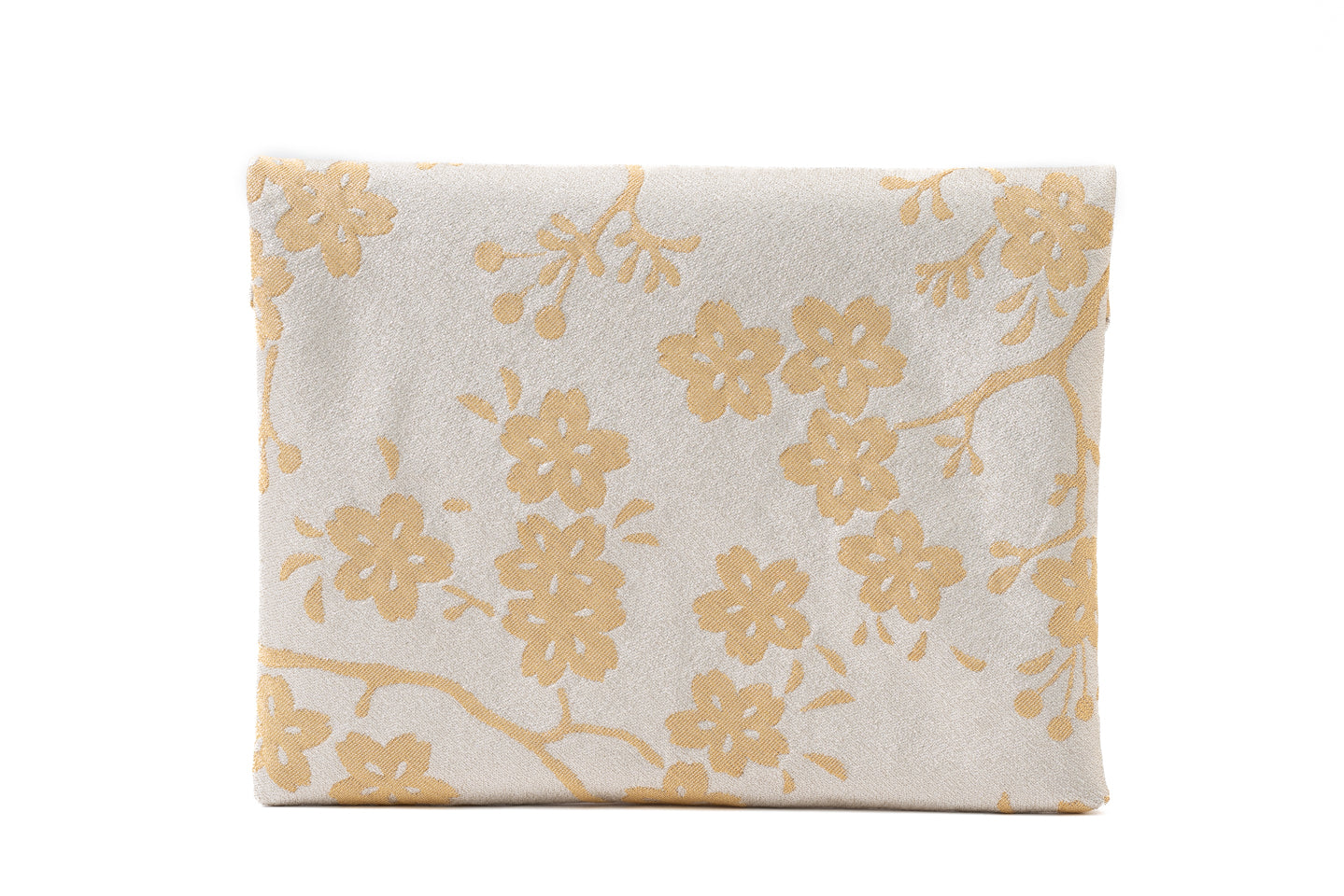 礼装用の数寄屋袋】枝桜柄(金銀糸仕様)／砂子織| 仙福屋宗介