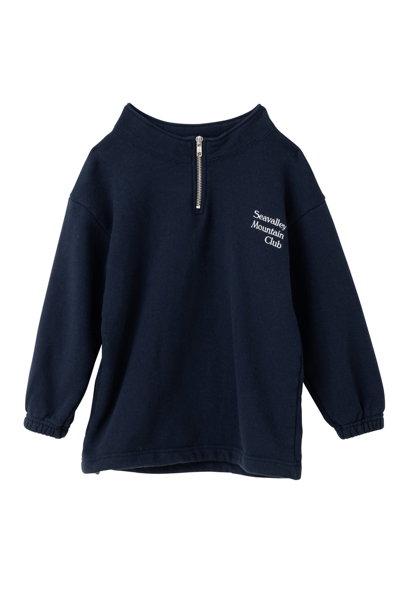 SEA CHIBI ”Seavalley Mountain Club” HALF-ZIP SWEAT PULLOVER