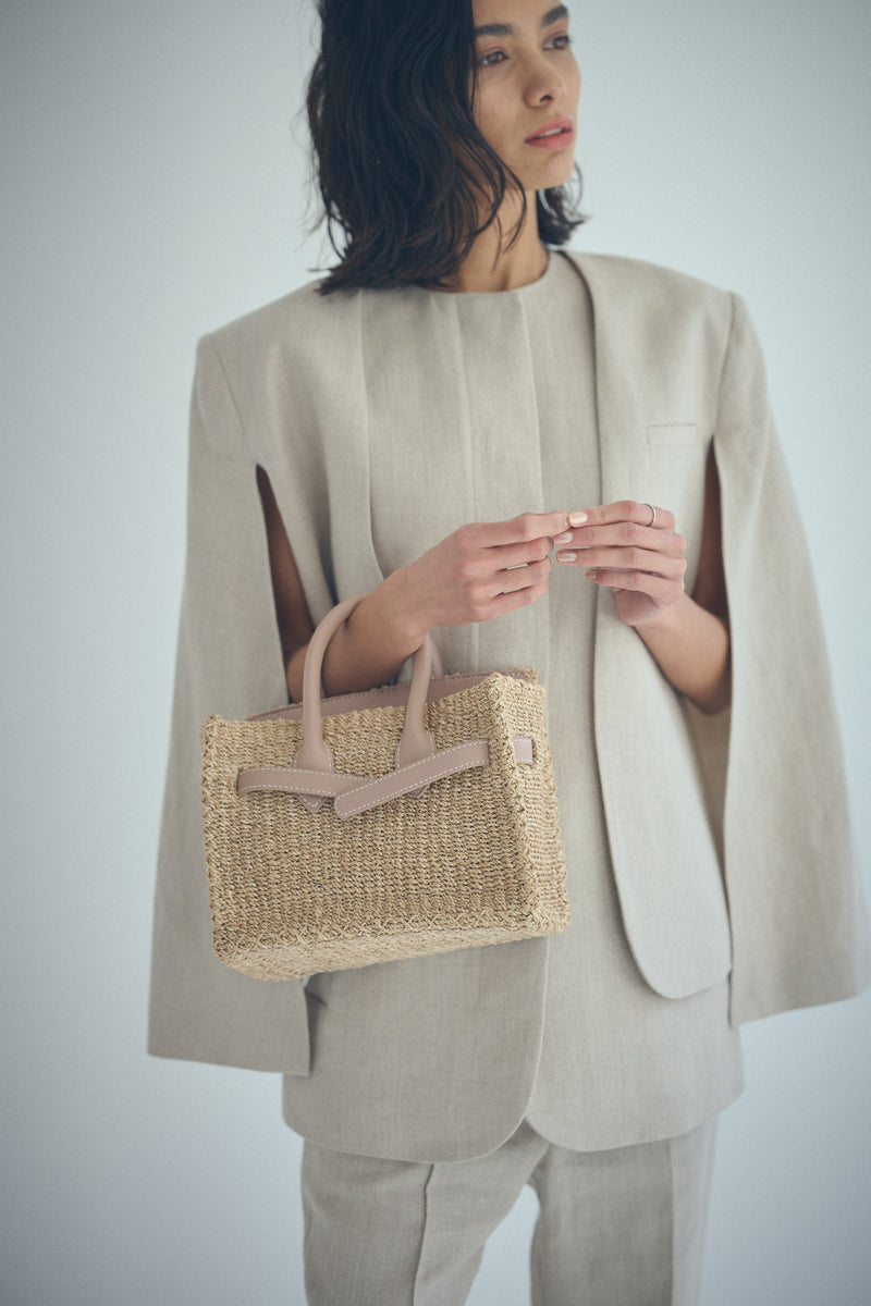 SEA BASKET BAG S（CLAY）