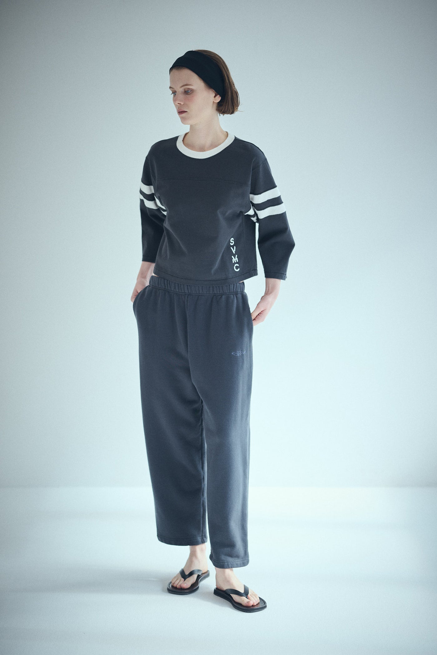 SEA SARDINE STRAIGHT SWEAT PANTS