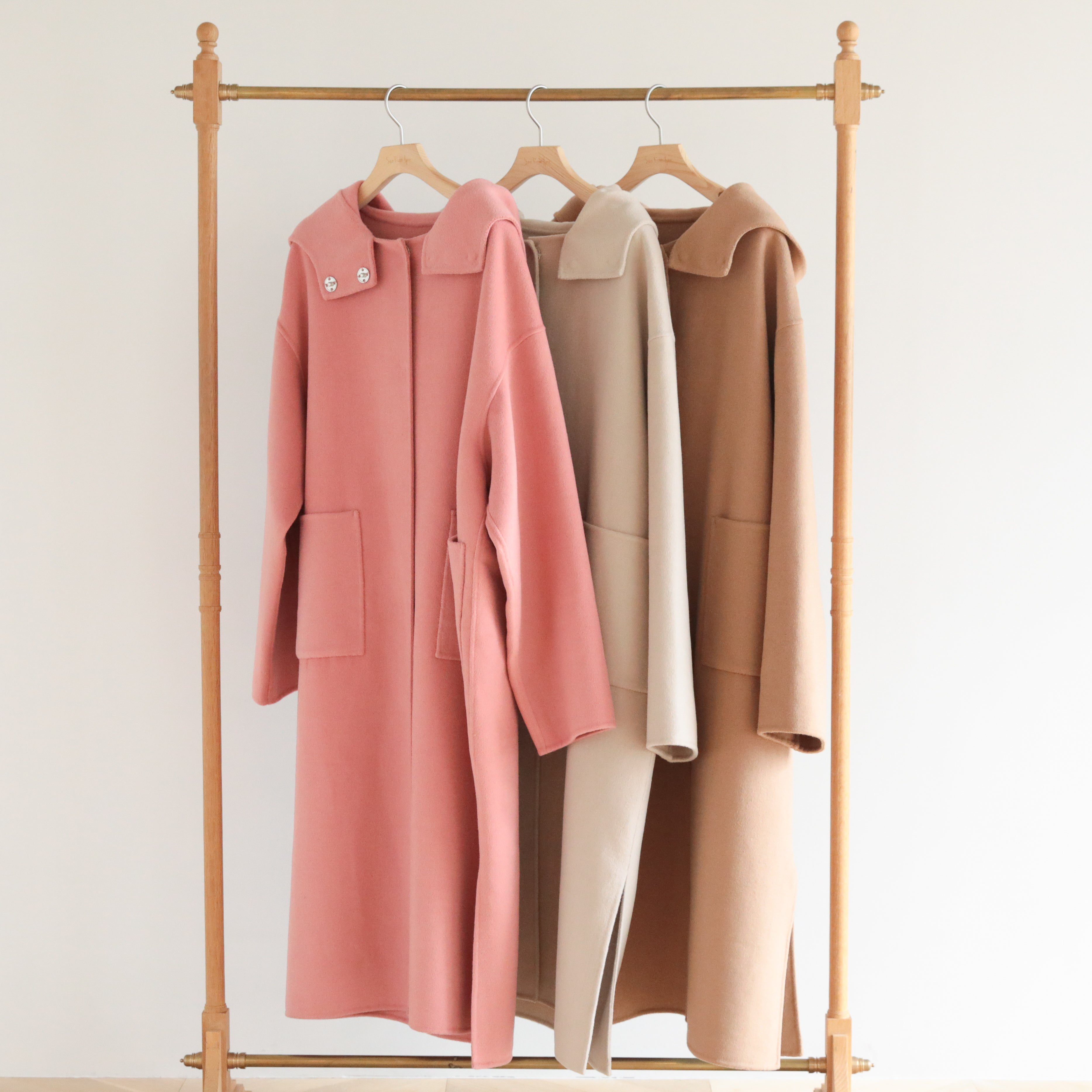 リバーウールロングコート