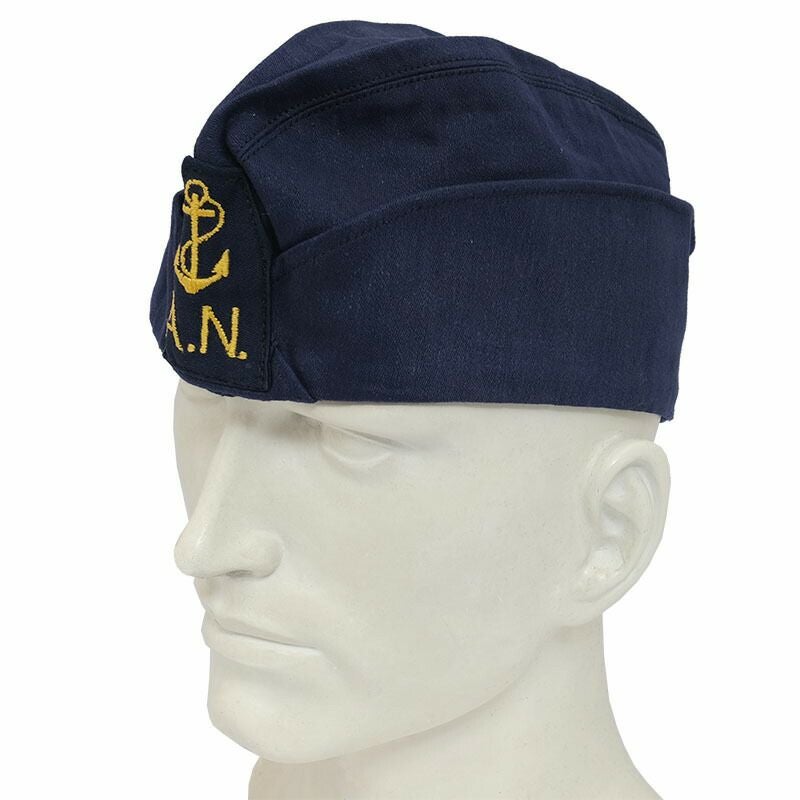 メール便可 イタリア軍 マリーン クルーキャップ ネイビー デッド