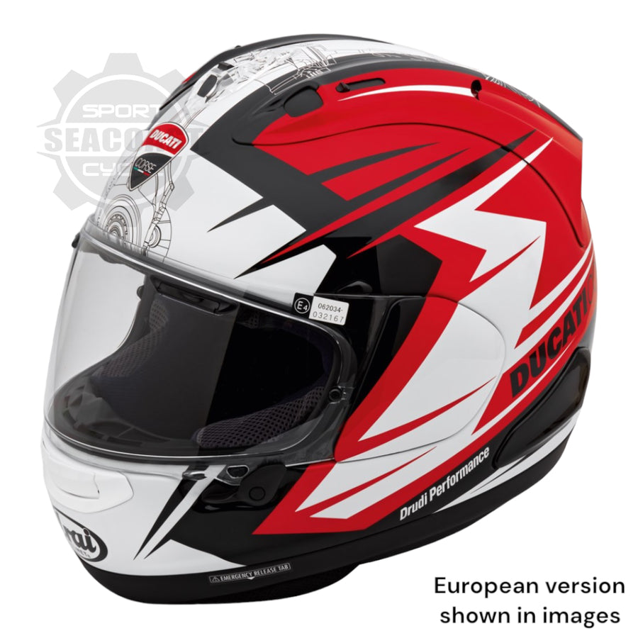 Ducati Corse V7 Corsair-X Helmet by Arai (98108536x) – Seacoast