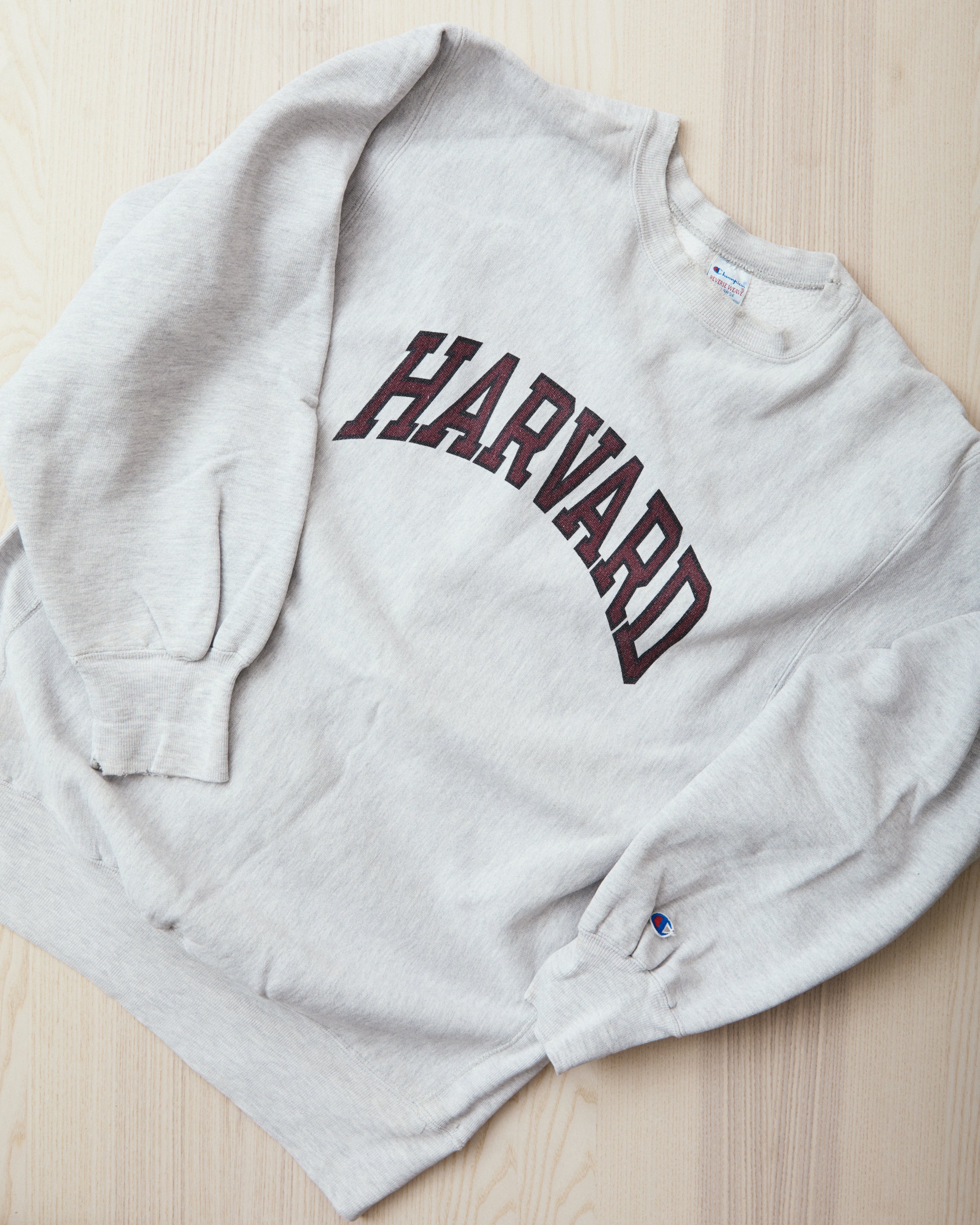 Vintage 90's Champion Reverse Weave Sweatshirt Harvard Gray
