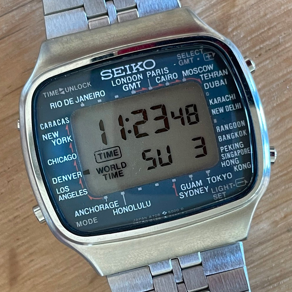 Vintage Seiko World Time - A708-5000