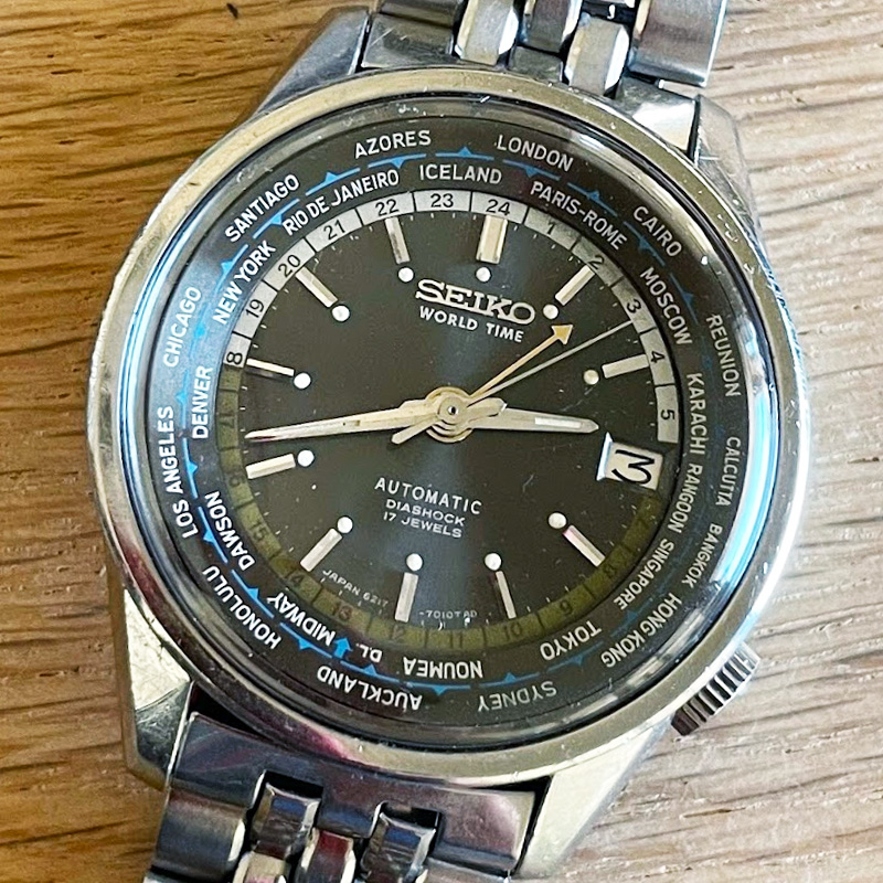 Vintage Seiko World Time - 6217-7010 in 1967