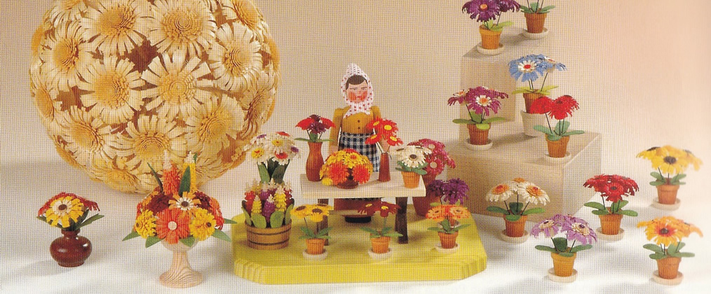 削り木・花 商品について – ドイツ・ザイフェンの木のおもちゃ seiffen