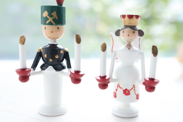 FL天使と鉱夫 – ドイツ・ザイフェンの木のおもちゃ seiffen