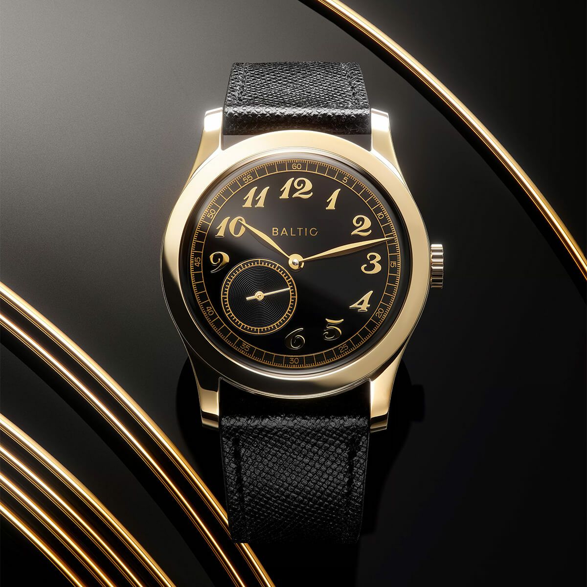 BALTIC / バルチック マイクロローター MR01 GOLD PVD BLACK メンズ