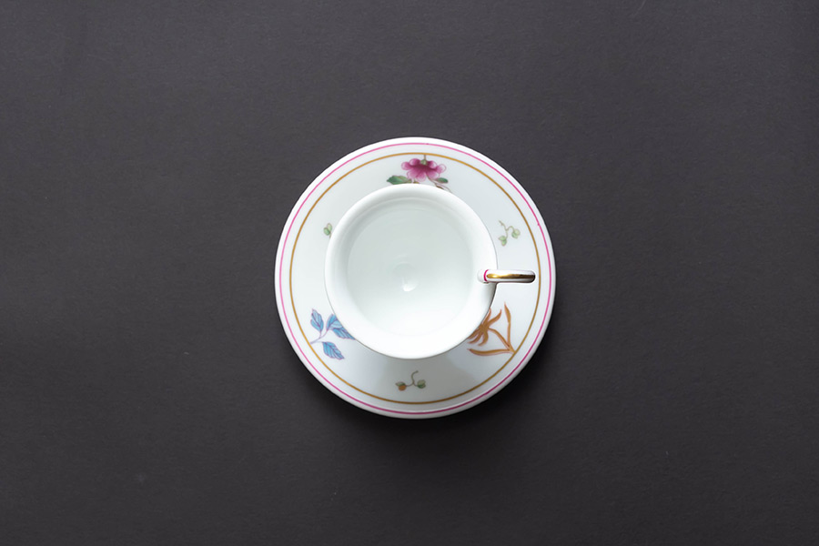 リチャード・ジノリ グランデューカ チョコレートカップ＆ソーサー（丸