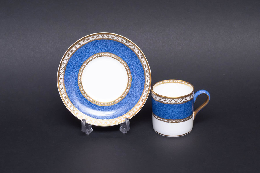 ウェッジウッド ユーランダーパウダーブルー デミタスカップ＆ソーサー