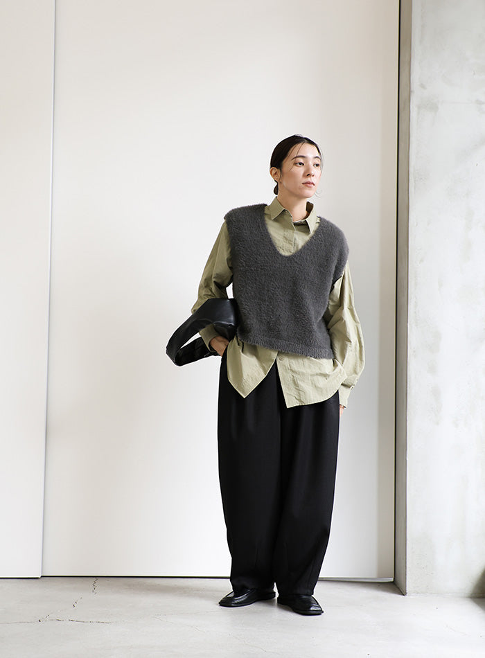 ツイードスラックスカーブパンツ – SELECT MOCA