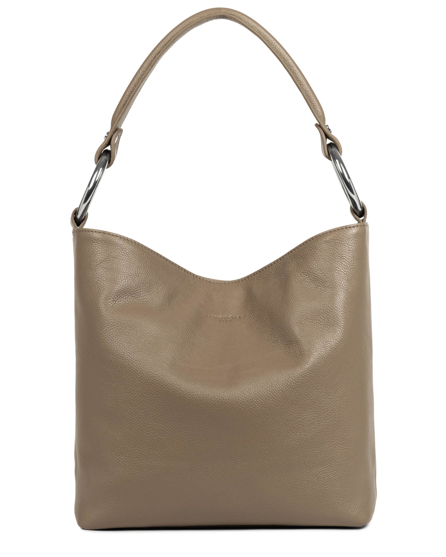 M Handle First Bucket Bag • SEQUOIA •