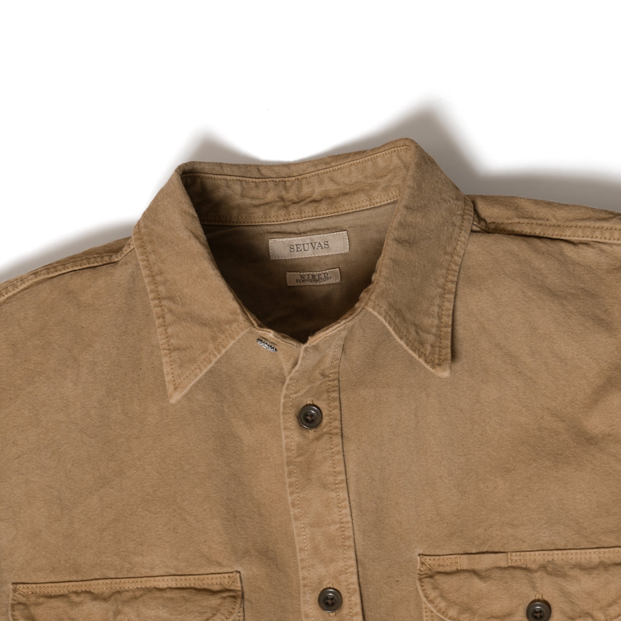 8oz CANVAS FLAP WORK SHIRT – SEUVAS