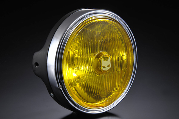 889ドライビングランプフルキット イエローレンズ ブラック汎用ケース