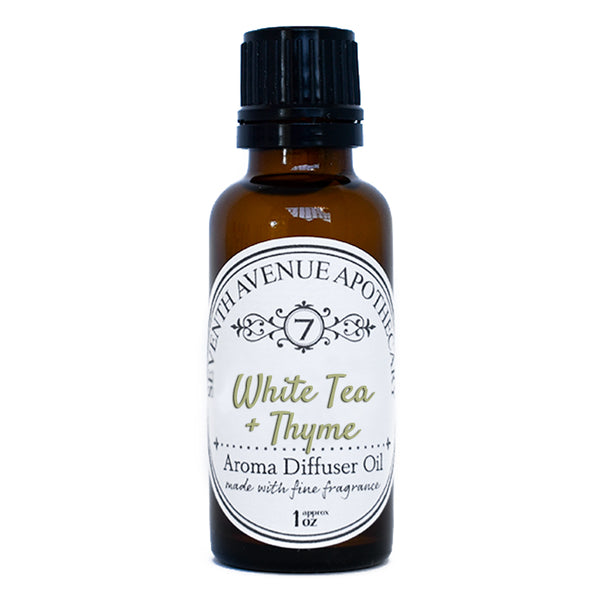 White Tea + Thyme - Aroma Diffuser Oil – Seventh Avenue Apothecary