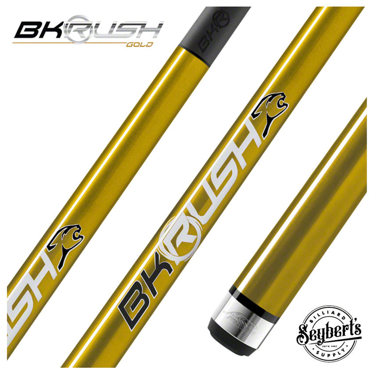 Predator BK Rush Gold Break Cue - No Wrap - BKRUSHGOLDNW