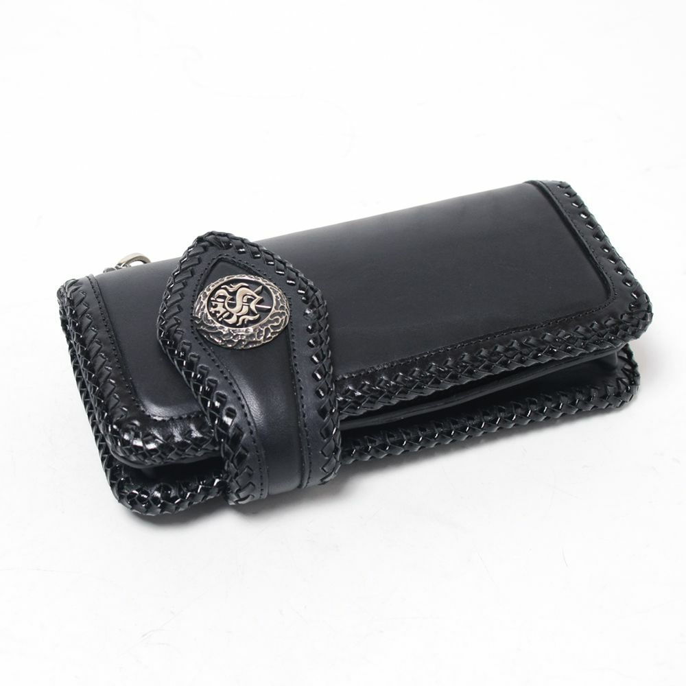 バイカーズウォレット05 カウレザー ブラック（牛革）│メンズ革小物