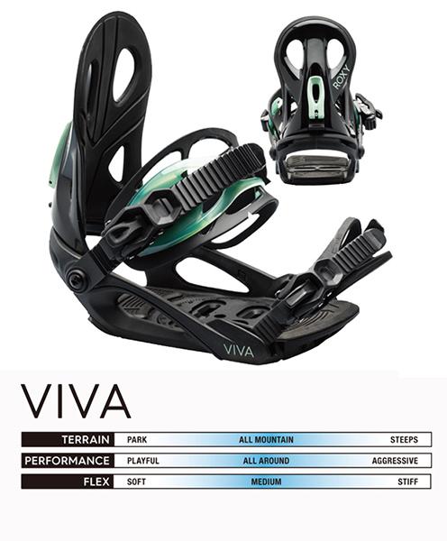 処分価格！！スノーボードビンディング ROXY ロキシー VIVA ブラック
