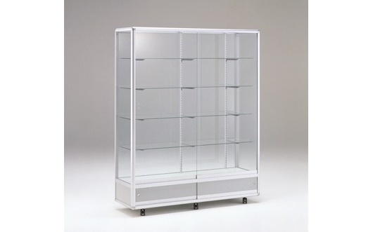 ゼガロ角ケース(腰高)｜ガラスショーケースならチヨダディステム